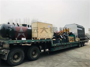 YLW-1400MA，2噸燃煤導熱油鍋爐出口越南